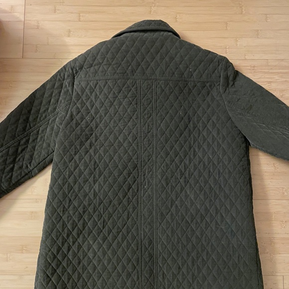 Sezane Will Jacket in S, Khaki Velvet - Picture 4 of 4